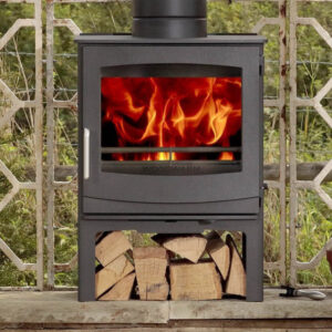 Woodwarm Fireview 5 Traditional Log Store - The Fireside West Linton