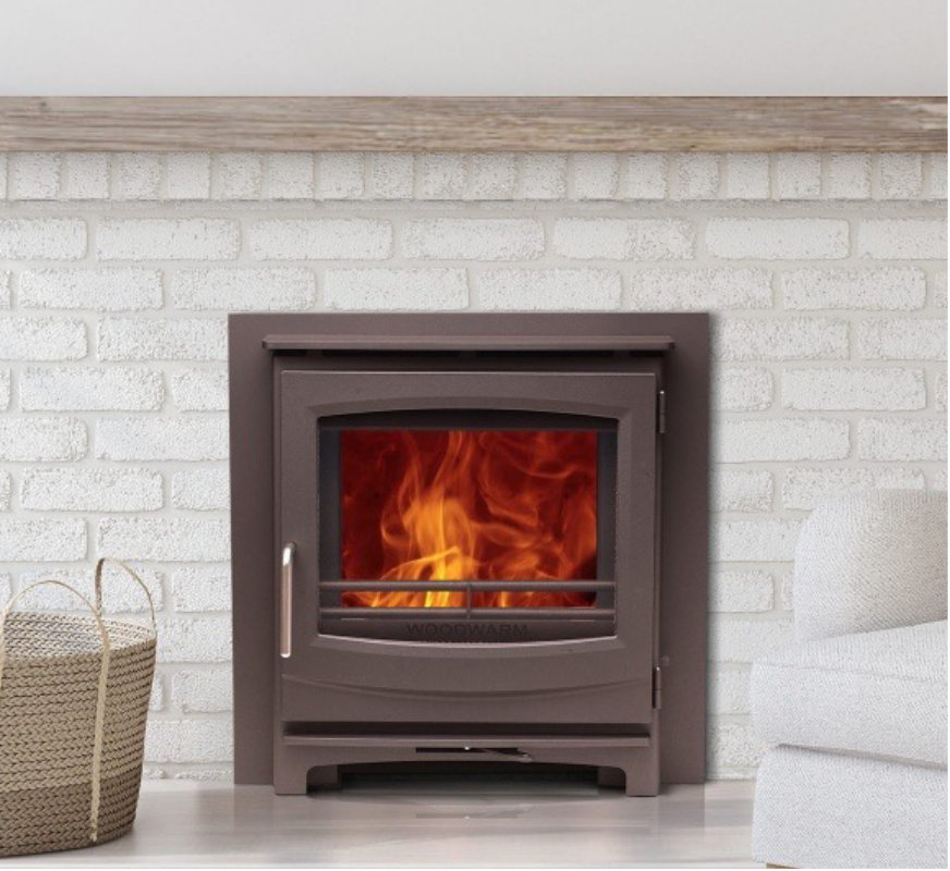 Woodwarm Fireview Inset Contemporary - The Fireside West Linton