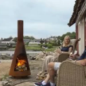 Jotul Froya Outdoor fireplace 2 - The Fireside West Linton