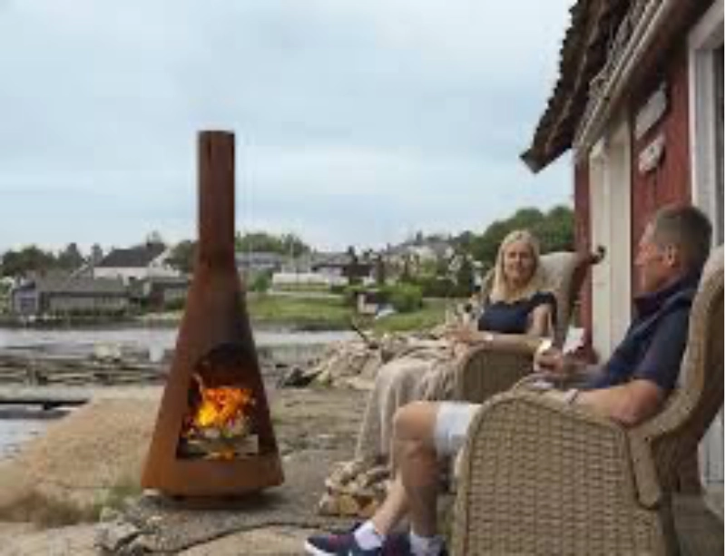 Jotul Froya Outdoor fireplace 2 - The Fireside West Linton